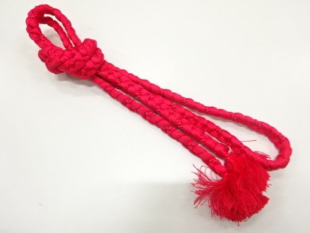 JAPANESE KIMONO / HAND-TIED OBIJIME